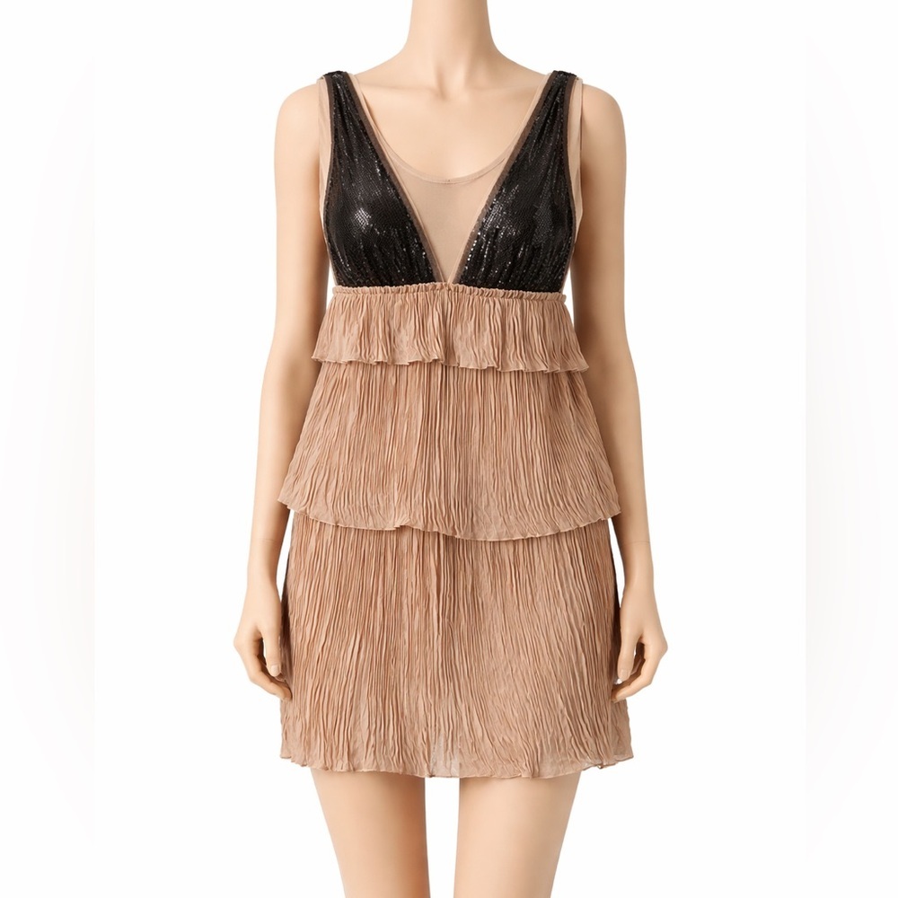 BCBG Max Azria Averil Nude Dress | Size S | NWT